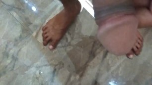 Indian desi young boy Playing his penis