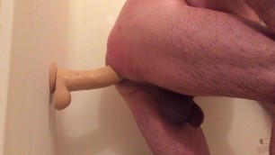 Shower anal dildo