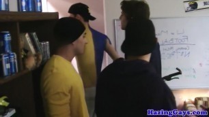 Dorm amateurs assfucking during hazing