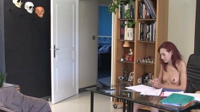 Lucie Kramers, sexy secretary, is fucked by her boss