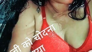Hot desi cock in between hot Indian red lips with closeup and Hindi dirtytalk