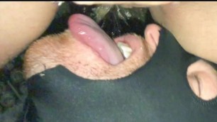 I Love Pissing in his Mouth like I did Today outside our Backyard Hot Tub