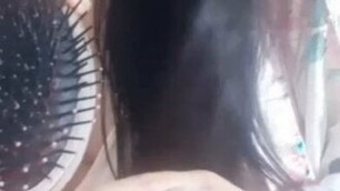 Anal sex with hair brush_gone wild after shower (chillax)
