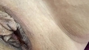 Wet holes of a mature cocksucking wife fucked hard in close-up!