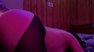 18yo Big Ass Stepsister In Stockings GETS FUCKED HARD In Doggystyle - Multiple Orgasms & Huge Cumshot - CAN'T GET ENOUGH