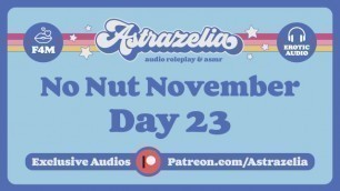 No Nut November Challenge - Day 23 [femdom JOI] [ass Fingering] [facesitting] [edging]